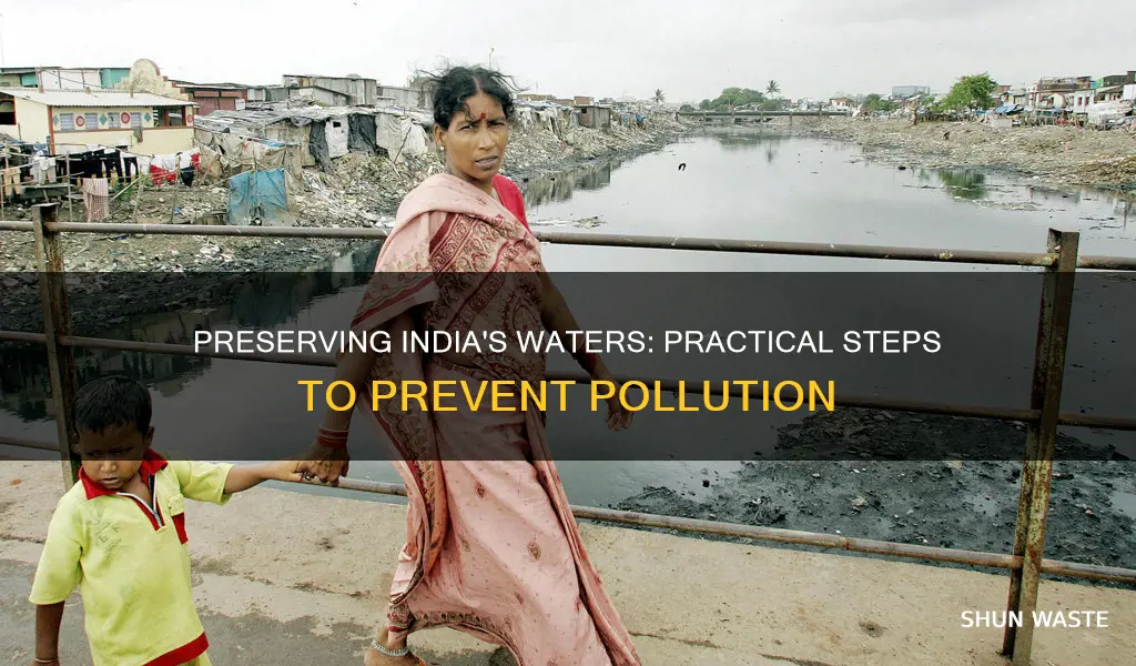 how to avoid water pollution in india