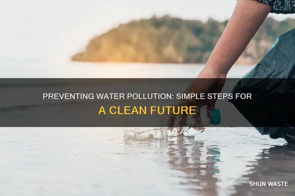 how to avoid water pollution