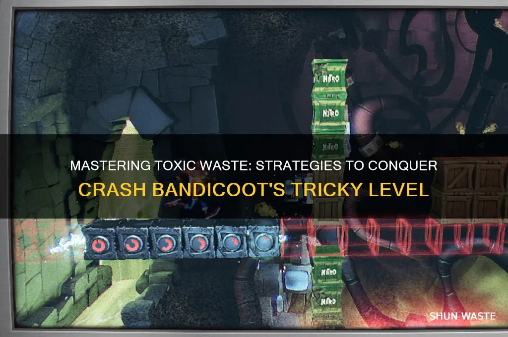 how to beat toxic waste crash bandicoot