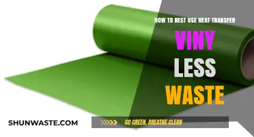 Maximize Efficiency: Tips for Using Heat Transfer Vinyl with Minimal Waste