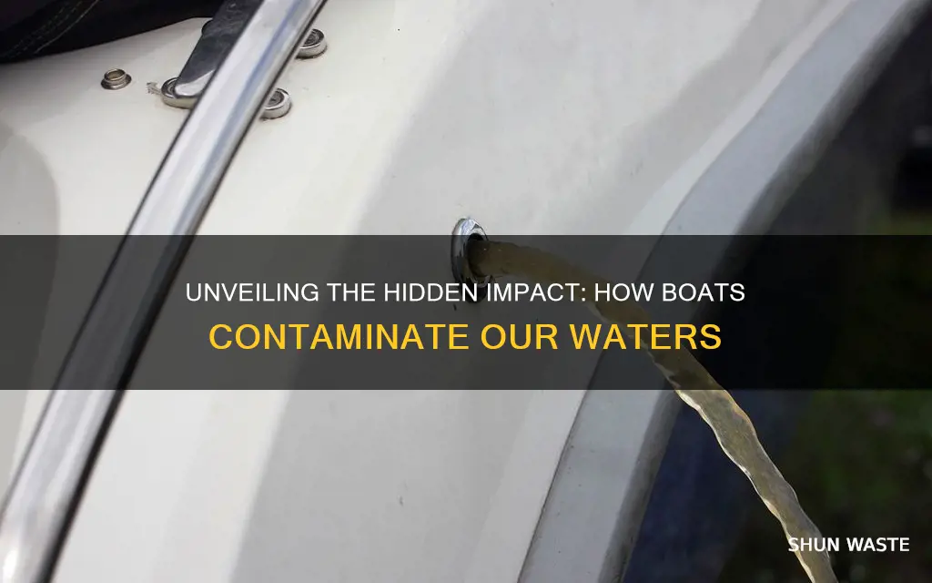 how to boats pollute water