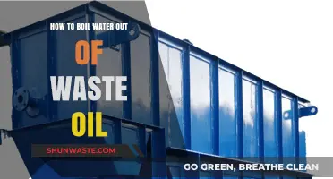 Efficiently Removing Water from Waste Oil: A Step-by-Step Boiling Guide