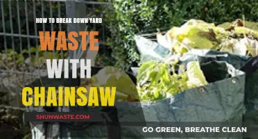 Efficient Yard Waste Breakdown: Chainsaw Techniques for Faster Composting