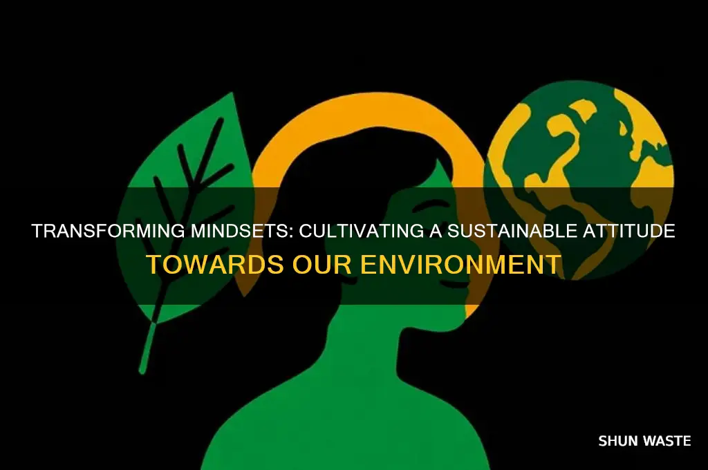 how to bring attitude change towards environment