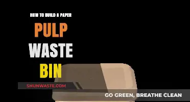 Eco-Friendly DIY: Crafting a Paper Pulp Waste Bin at Home