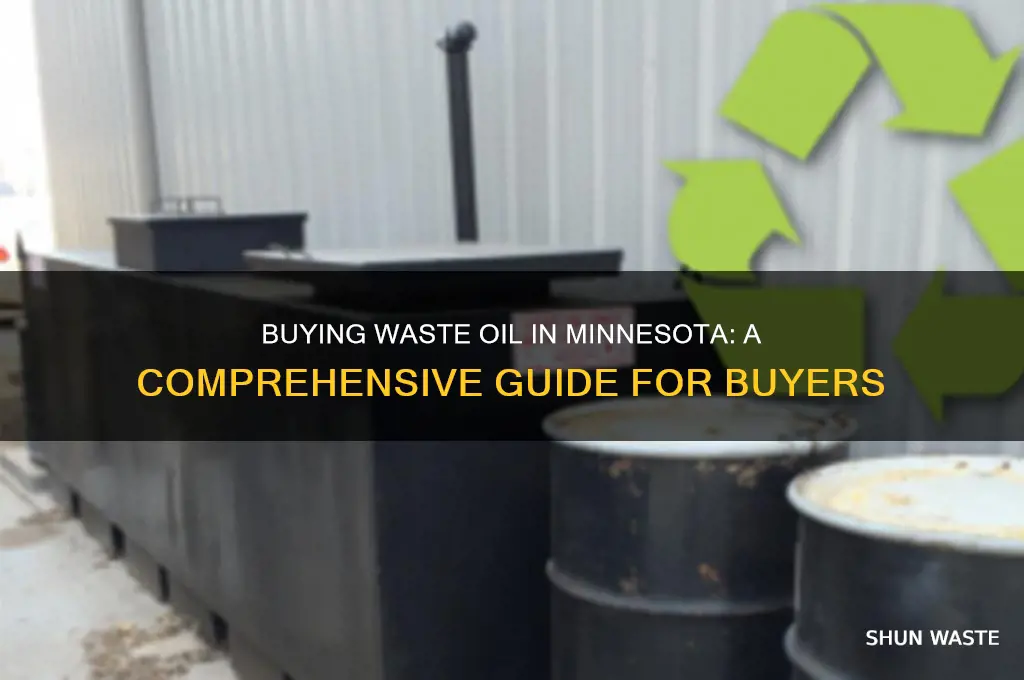 how to buy waste oil in minnesota