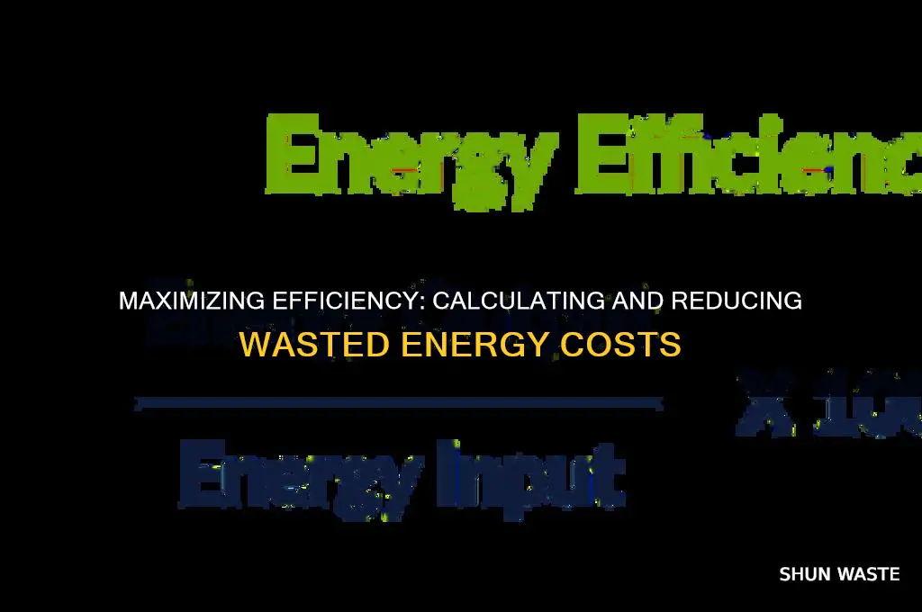 how to calculate cost of energy wasted