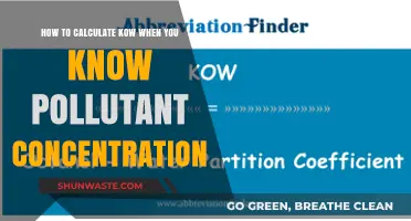 Understanding Kow: Calculating and Interpreting Pollutant Concentration Data