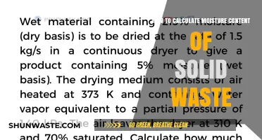 Accurate Methods to Calculate Moisture Content in Solid Waste