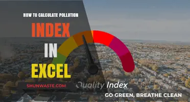 Calculating Pollution Index: Excel Formula for Environmental Insights
