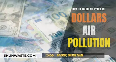 Calculating Air Pollution Costs: PPM to Dollars