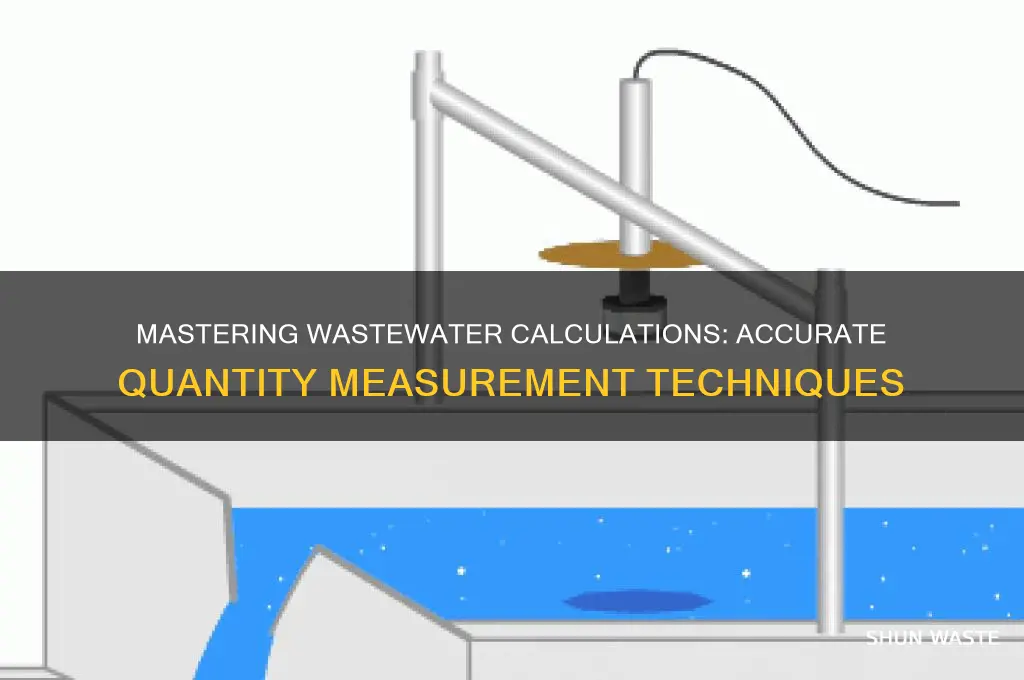 how to calculate quantity of waste water