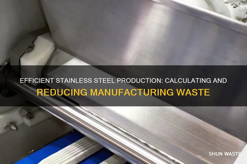how to calculate stainless steel manufacturing waste