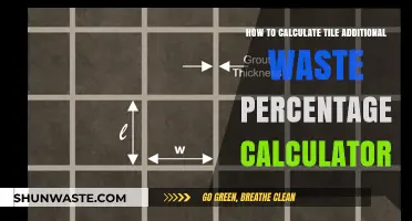 Calculate Tile Waste Percentage: A Simple Additional Waste Calculator Guide