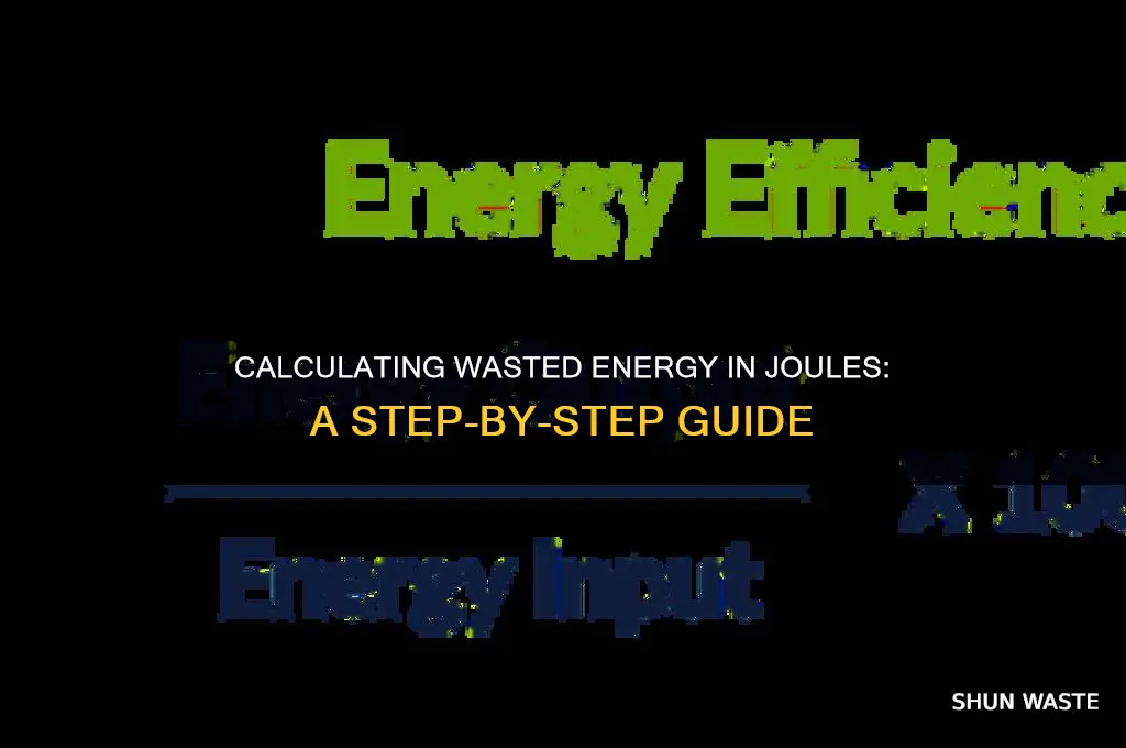 how to calculate wasted energy in joules