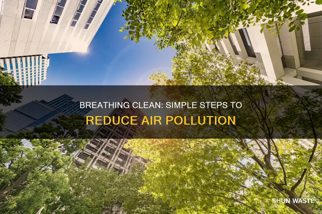 how to cause less air pollution