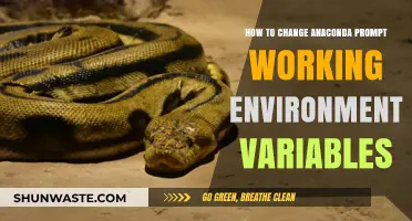 Changing Anaconda Prompt Environment Variables: A Step-by-Step Guide