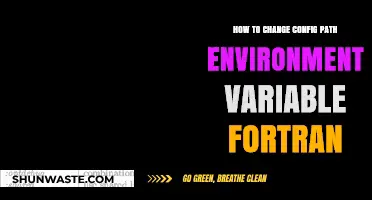 Changing Fortran Config Path Environment Variable: A Step-by-Step Guide