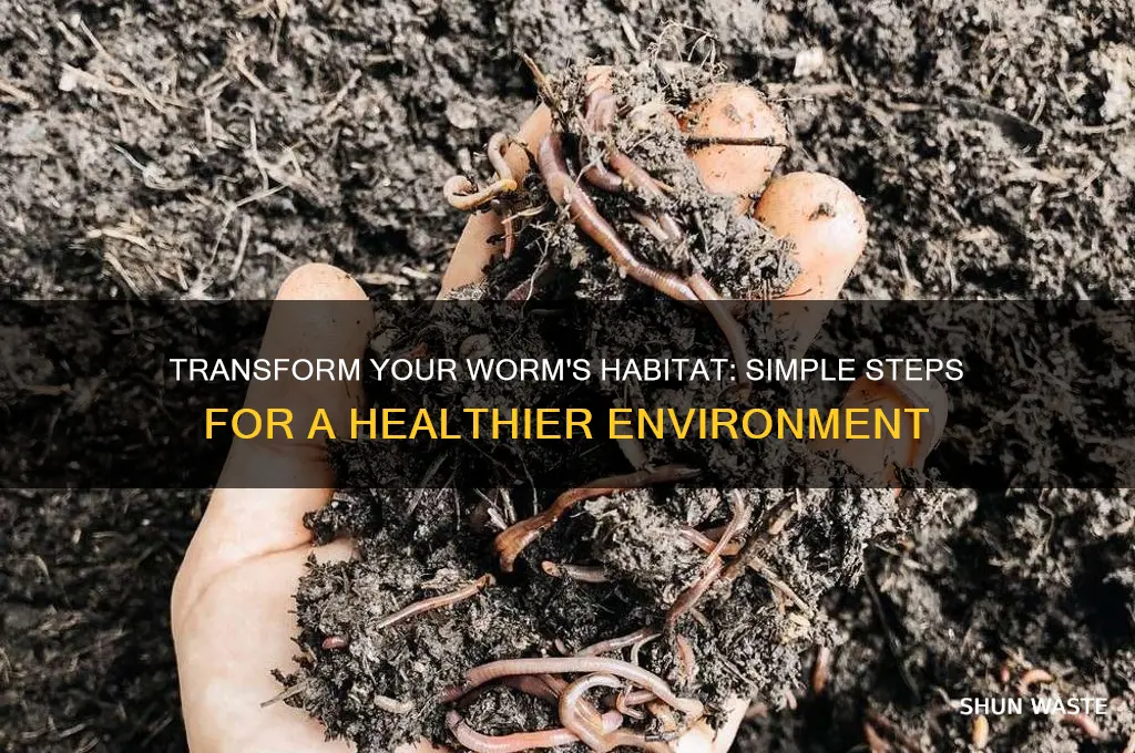 how to change environment for worm
