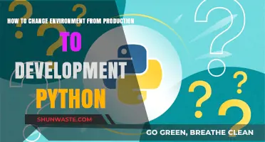 Switching Python Environments: Production to Development Made Easy