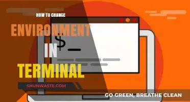 Mastering Terminal: Quick Guide to Changing Your Environment Settings