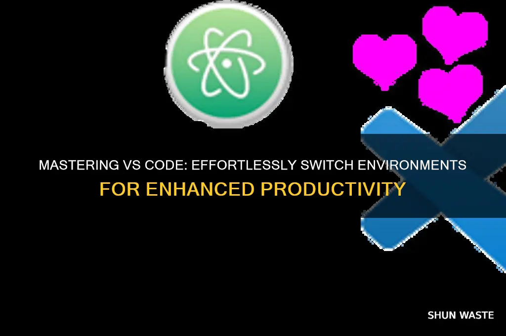 how to change environment in vs code
