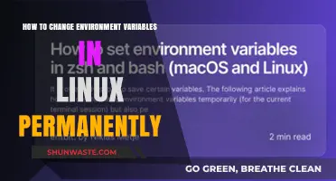 Permanently Modify Linux Environment Variables: A Step-by-Step Guide
