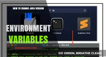 Switch Java Versions Easily: Update Environment Variables Step-by-Step