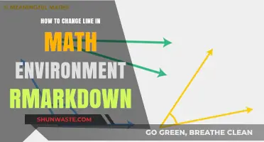 Mastering Line Breaks in Math Environments with RMarkdown