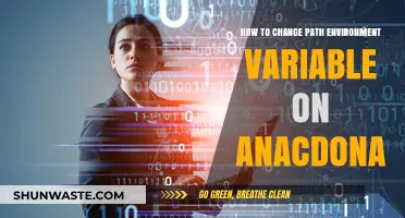 Changing Path Environment Variables in Anaconda: A Step-by-Step Guide