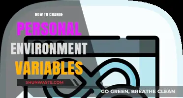 Mastering Personal Environment Variables: A Step-by-Step Guide to Customization