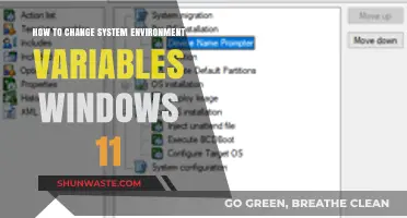 Changing System Environment Variables in Windows 11: A Step-by-Step Guide