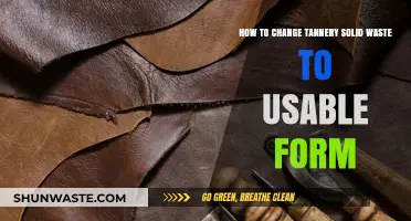 Transforming Tannery Waste: Sustainable Methods for Usable By-Products