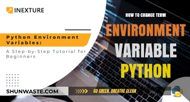 Changing Term Environment Variables in Python: A Step-by-Step Guide