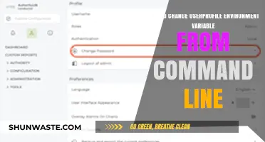 Quick Guide: Changing UserProfile Environment Variable via Command Line