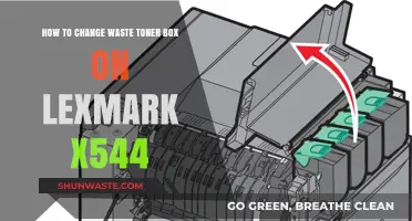 Easy Steps to Replace the Waste Toner Box in Lexmark X544