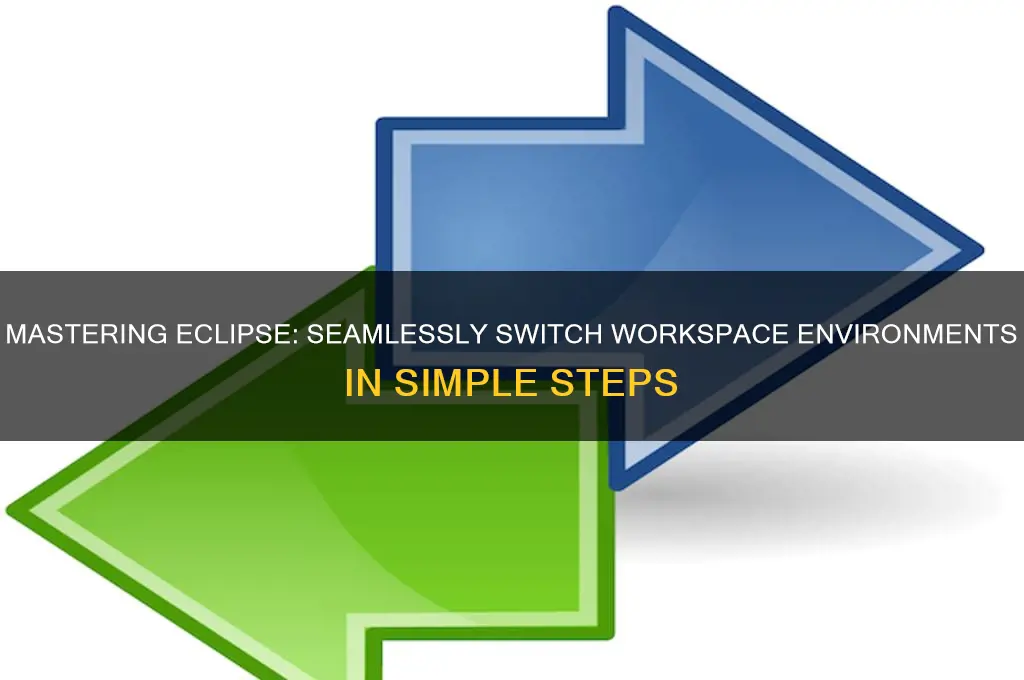 how to change workspace environments in eclipse