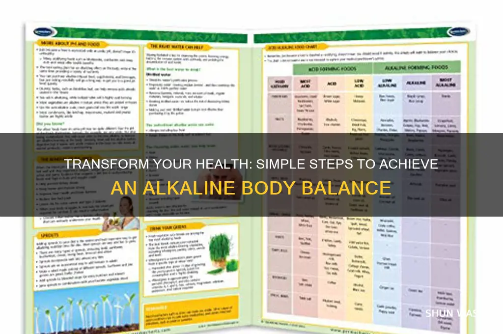 how to change your body to an alkaline environment
