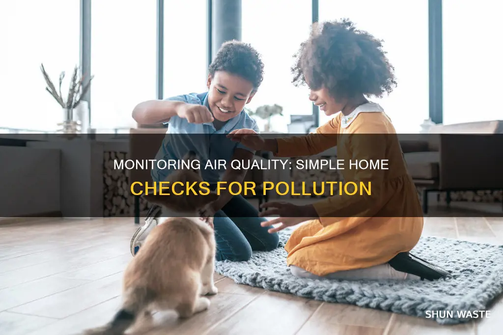 how to check air pollution at home