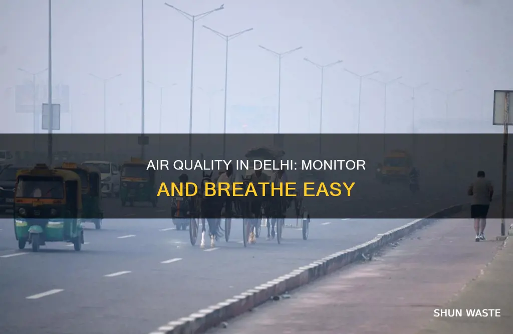 how to check air pollution in delhi