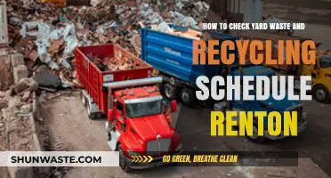 Renton Yard Waste & Recycling Schedule: How to Check Easily