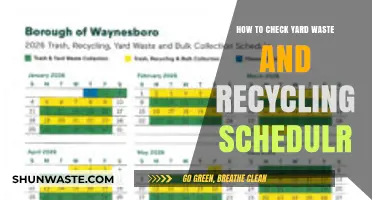 Master Your Yard Waste & Recycling Schedule: A Quick Guide