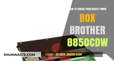 Checking Your Brother 8850CDW Waste Toner Box: A Simple Guide