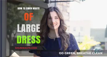 Cinching Your Large Dress: Easy Tips to Define Your Waist