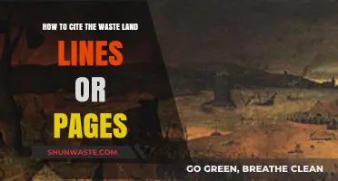Mastering Citations: The Waste Land Lines and Pages Guide