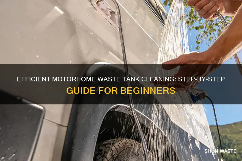 how to clean a motorhome waste tank