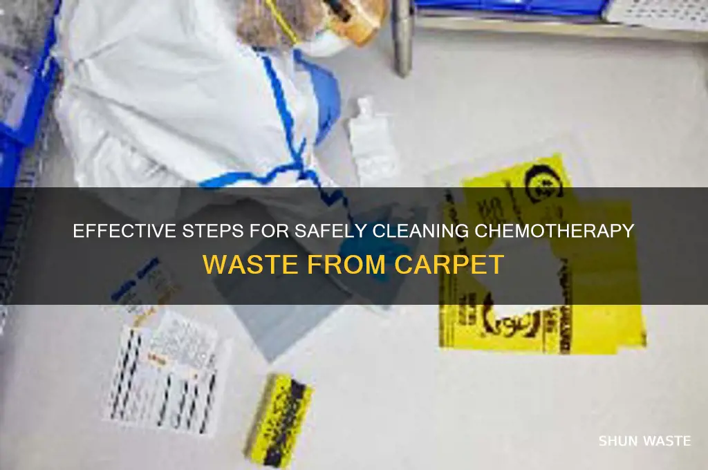 how to clean chemotherapy waste on carpet