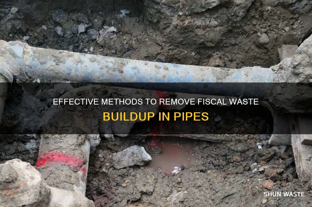 how to clean fiscal waste inside pipes