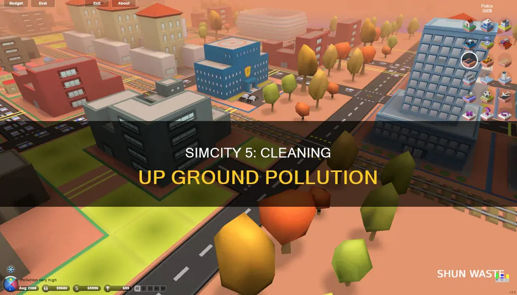 how to clean ground pollution simcity 5
