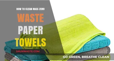 Eco-Friendly Cleaning: Reusable Rags Replace Paper Towels for Zero Waste Living